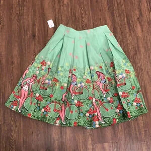 Dresstore Mint Green Skirt Pleated Swimsuit Babes Theme New